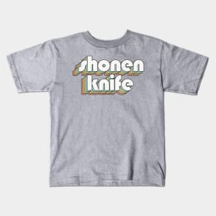 Shonen Knife / Rainbow Vintage Kids T-Shirt